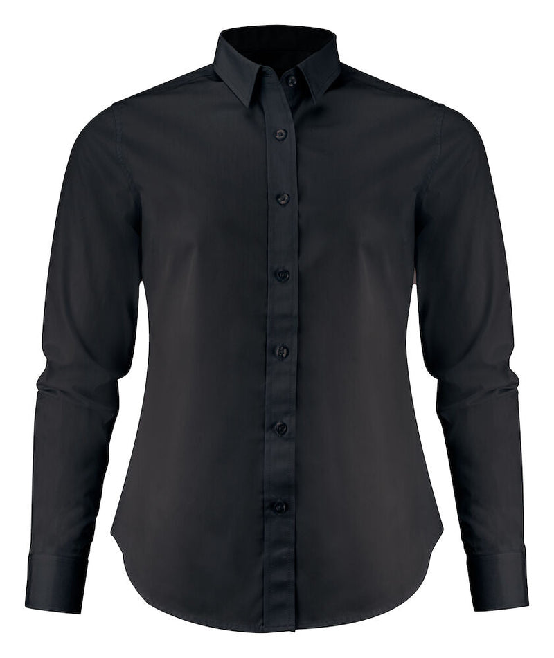 ACTON WOMAN BUSINESS SHIRT BLACK M - Suomen Brodeeraus