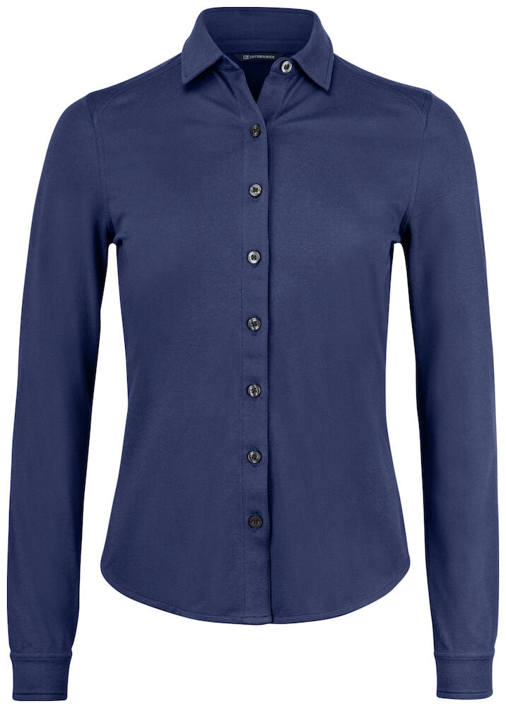 Advantage Shirt Ladies Dark Navy - Suomen Brodeeraus