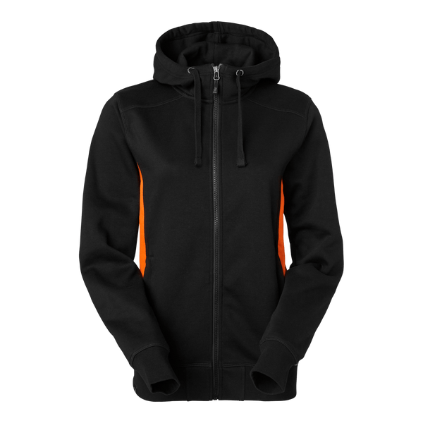 Ava Sweat w Black/Orange - Suomen Brodeeraus