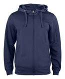 Basic Active Hoody FZ DkNavy - Suomen Brodeeraus