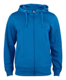 Basic Active Hoody FZ Royal - Suomen Brodeeraus