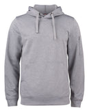 Basic Active Hoody Grey Mel - Suomen Brodeeraus