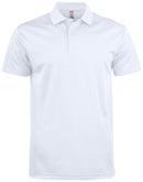 Basic Active Polo White - Suomen Brodeeraus