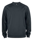 Basic Active Roundneck Black - Suomen Brodeeraus