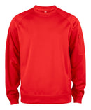 Basic Active Roundneck Red - Suomen Brodeeraus