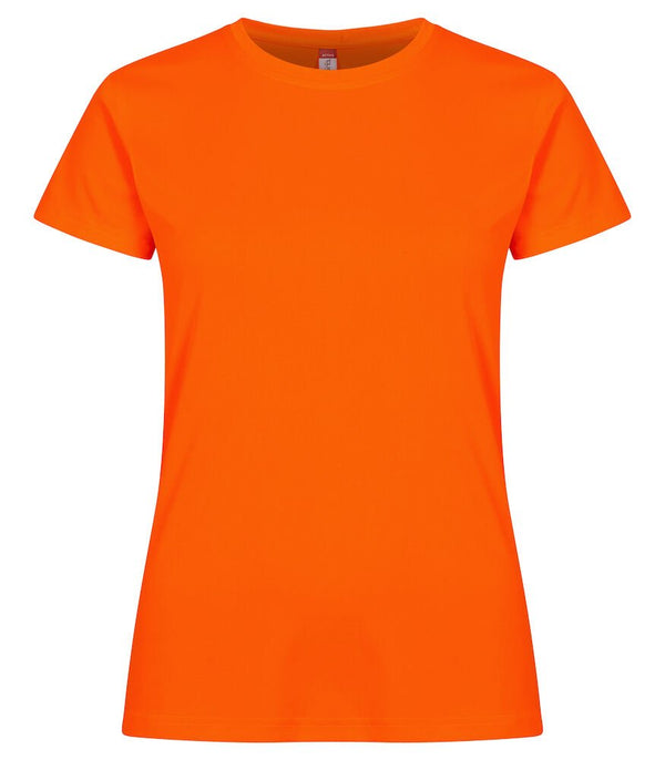 Basic Active - T ladies Vis orange - Suomen Brodeeraus