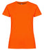 Basic Active - T ladies Vis orange - Suomen Brodeeraus