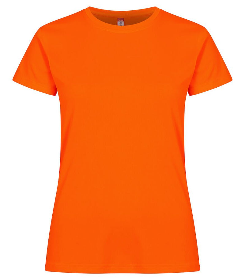 Basic Active - T ladies Vis orange - Suomen Brodeeraus