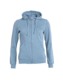 BASIC HOODY FULL ZIP LADY LIGBL - Suomen Brodeeraus