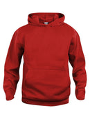 BASIC HOODY JR RED - Suomen Brodeeraus