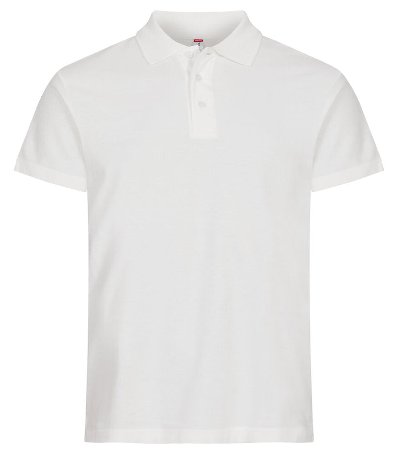 Basic Polo Offwhite - Suomen Brodeeraus