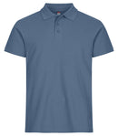 Basic Polo Steel blue - Suomen Brodeeraus