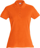 Basic Polo women Bl orange - Suomen Brodeeraus