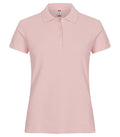 Basic Polo women Candy pink - Suomen Brodeeraus