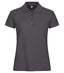 Basic Polo women Metal grey - Suomen Brodeeraus