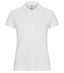 Basic Polo women Offwhite - Suomen Brodeeraus