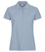 Basic Polo women Soft blue - Suomen Brodeeraus