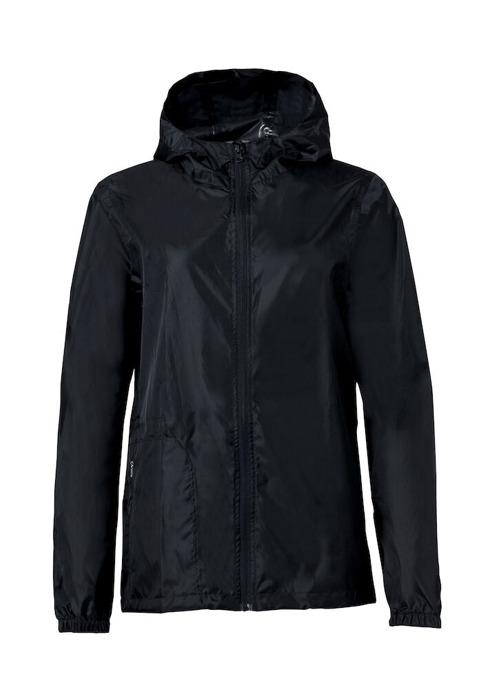 Basic Rain Jacket Black - Suomen Brodeeraus