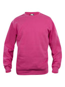 BASIC ROUNDNECK CERISE - Suomen Brodeeraus