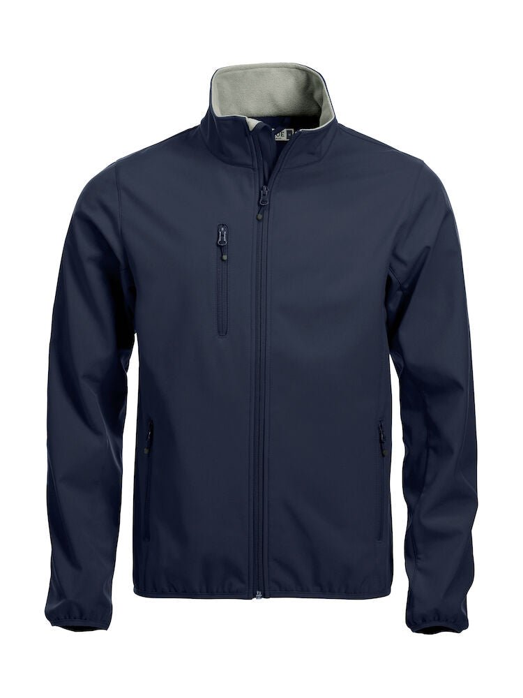 Basic Softshell jacket Dark navy - Suomen Brodeeraus