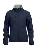 Basic Softshell jacket ladies Dark navy - Suomen Brodeeraus