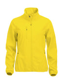 Basic Softshell jacket ladies Yellow - Suomen Brodeeraus