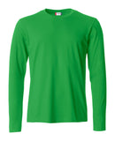 Basic-T L/S Apple green - Suomen Brodeeraus