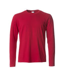 Basic-T L/S Red - Suomen Brodeeraus