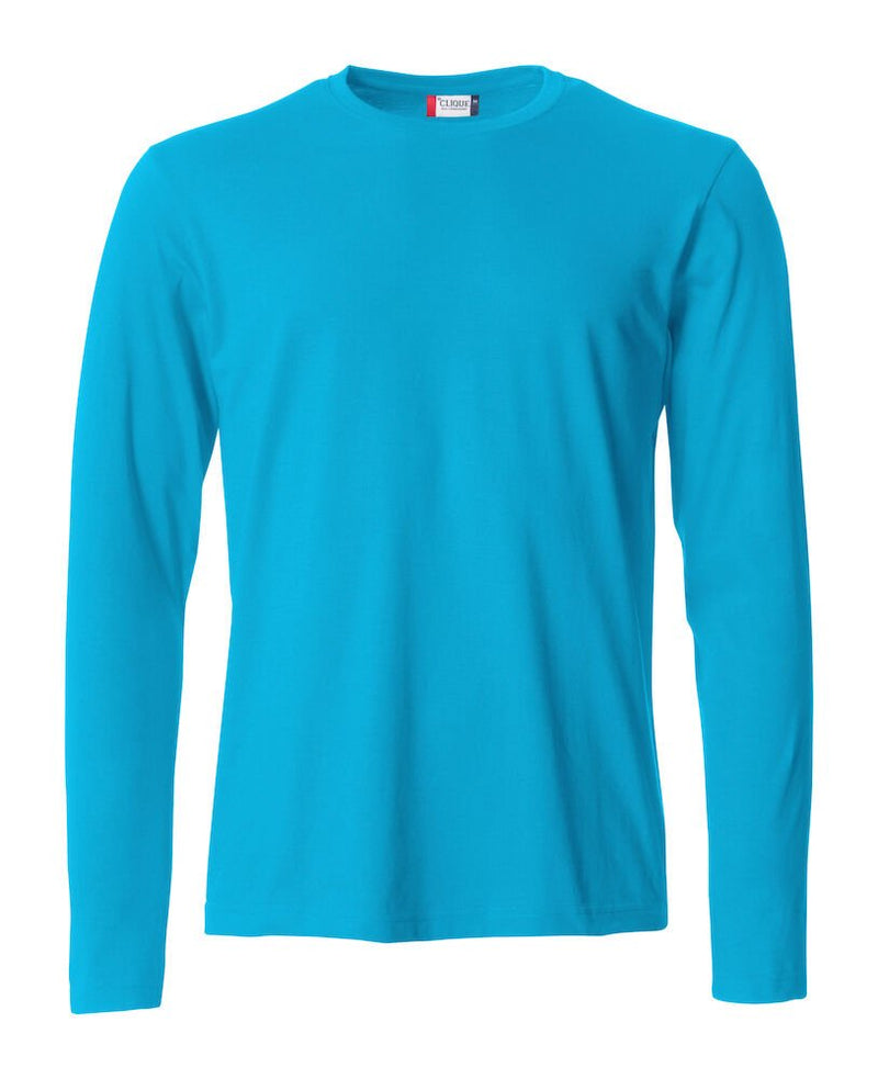 Basic-T L/S Turquoise - Suomen Brodeeraus