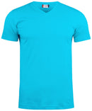 Basic-T V-neck Turquoise - Suomen Brodeeraus