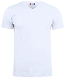 Basic-T V-neck White - Suomen Brodeeraus