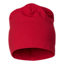 Beanie Low Red ONE SIZE - Suomen Brodeeraus