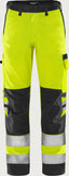 High vis Green housut LK 2 2651 GPLU Neonkeltainen/Musta