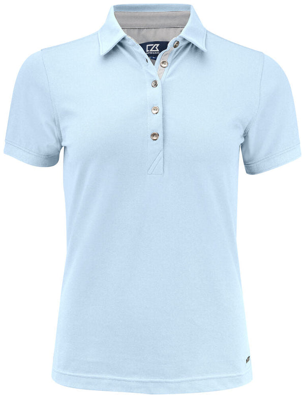 CB Advantage Premium Polo ladies Heaven blue L - Suomen Brodeeraus