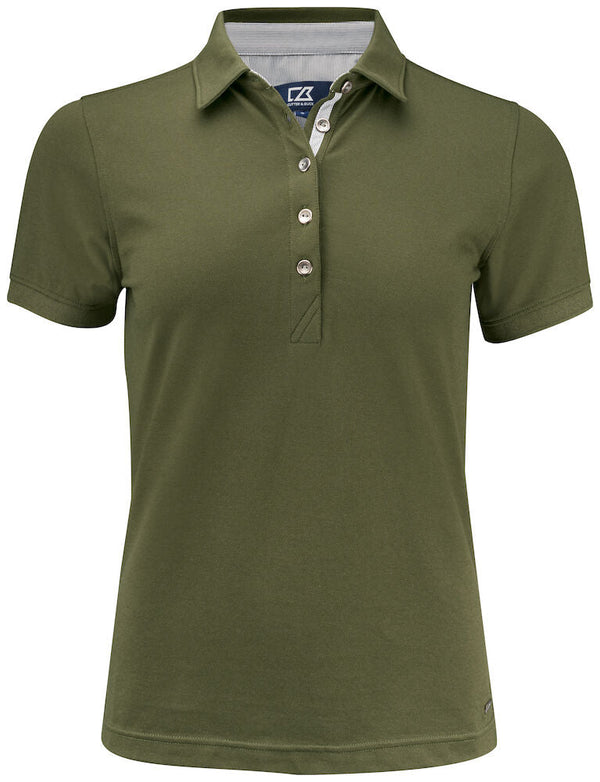 CB Advantage Premium Polo ladies Ivy Green 2XL - Suomen Brodeeraus