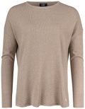 CB Carnation Sweater ladies Taupe Mel - Suomen Brodeeraus