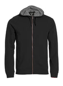 Classic Hoody full zip Black - Suomen Brodeeraus