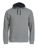 Classic Hoody Grey mel - Suomen Brodeeraus