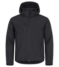 Classic Softshell Hoody Black 2XL - Suomen Brodeeraus