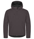 Classic Softshell Hoody Dark Grey - Suomen Brodeeraus