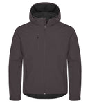 Classic Softshell Hoody Dark Grey - Suomen Brodeeraus