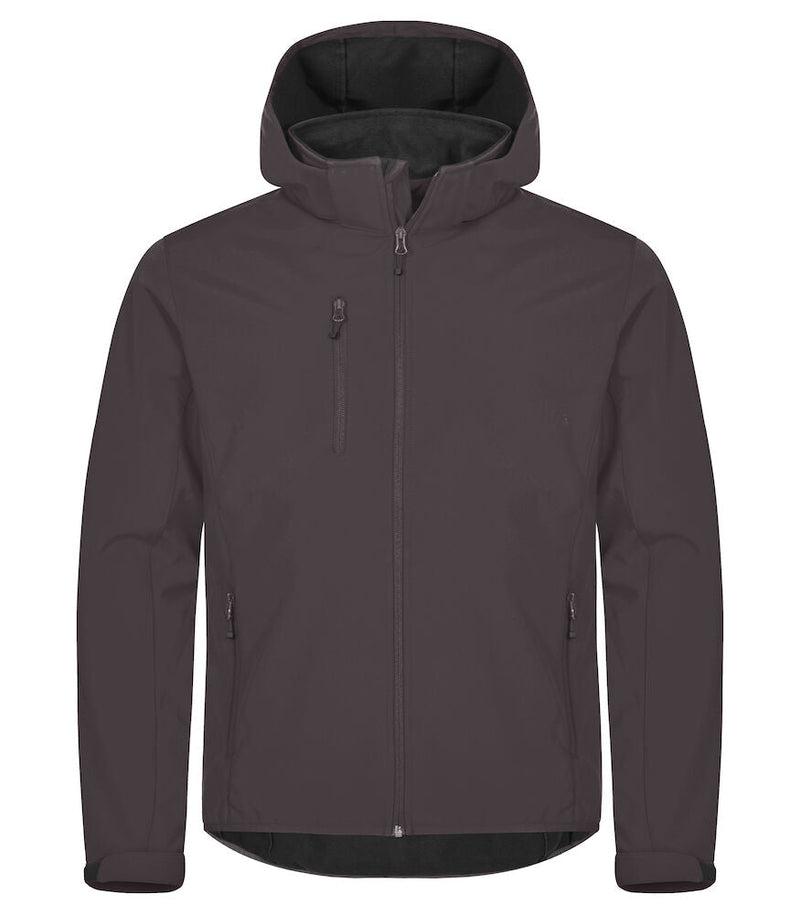 Classic Softshell Hoody Dark Grey - Suomen Brodeeraus