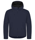 Classic Softshell Hoody Dark navy 2XL - Suomen Brodeeraus