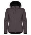 Classic Softshell Hoody Lady Dark Grey - Suomen Brodeeraus