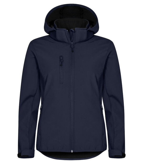 Classic Softshell Hoody Lady Dark navy 2XL - Suomen Brodeeraus