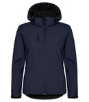 Classic Softshell Hoody Lady Dark navy S - Suomen Brodeeraus