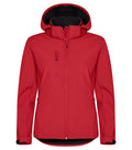 Classic Softshell Hoody Lady Red XL - Suomen Brodeeraus