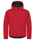 Classic Softshell Hoody Red 2XL - Suomen Brodeeraus