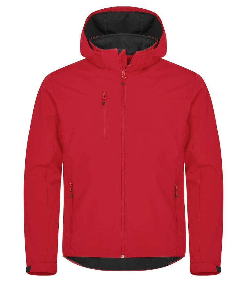 Classic Softshell Hoody Red 2XL - Suomen Brodeeraus