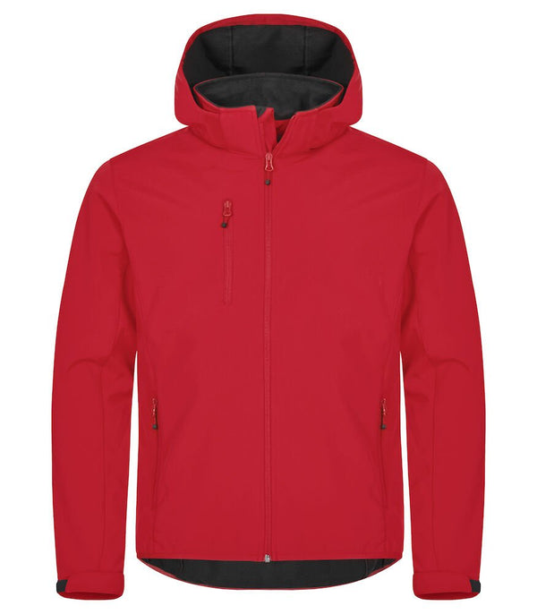 Classic Softshell Hoody Red 3XL - Suomen Brodeeraus